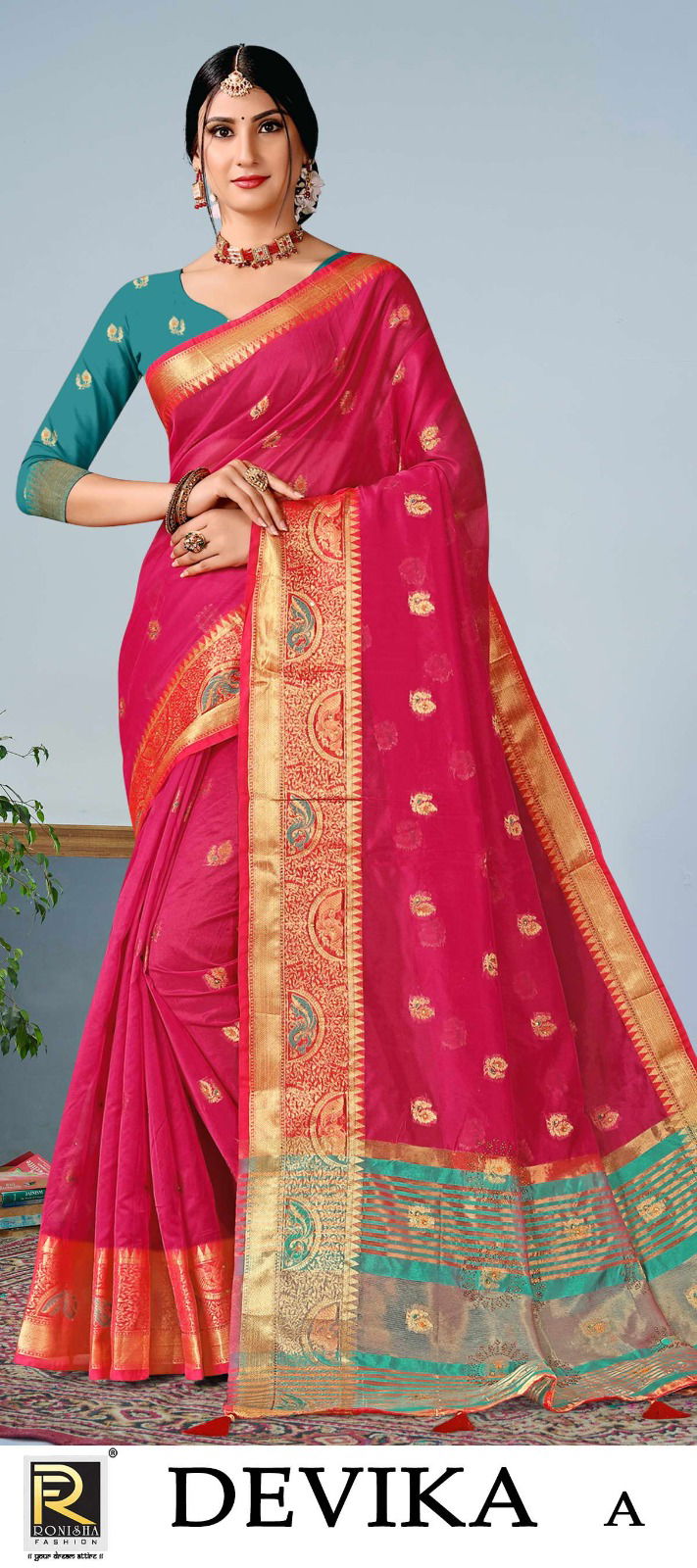 Devika By Ronisha Banarasi Silk Sarees Catalog